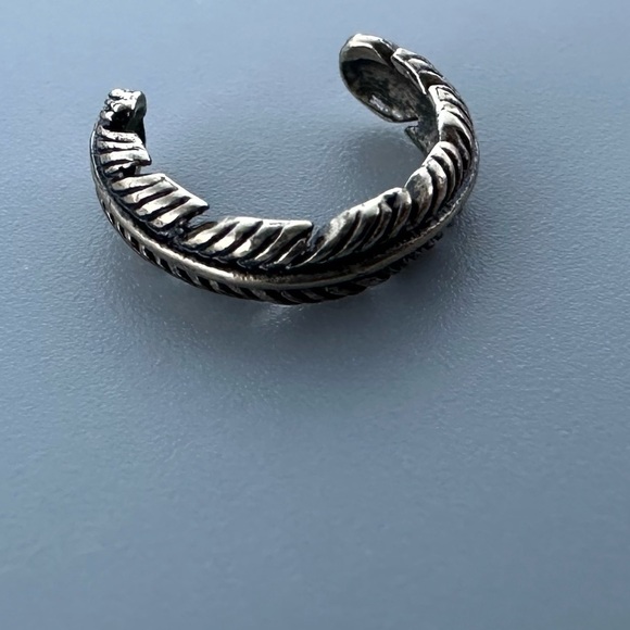 Sterling Silver Feather Ear Cuff - Picture 6 of 8